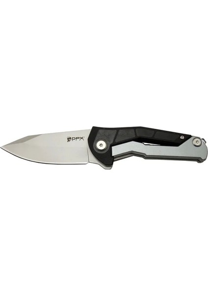 Dpxgear Sugga 915B Bk Siyah Ampamp Beyaz Kamp / Outdoor Çakı 17,5cm - Yarı Otomatik, Kemerlikli, Kutulu