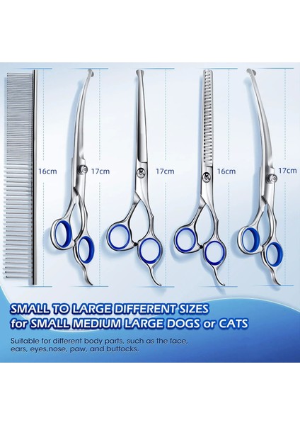 5 I 1 Arada Profesyonel Evcil Hayvan Bakım Makas Seti fırsatları