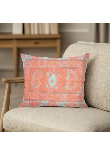 Vintage Halı Desenli, Çift Yüzlü Kırlent Kılıfı modelleri