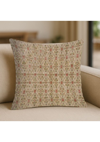 Eski Kilim Desenli Baskı Kırlent Kılıfı modelleri