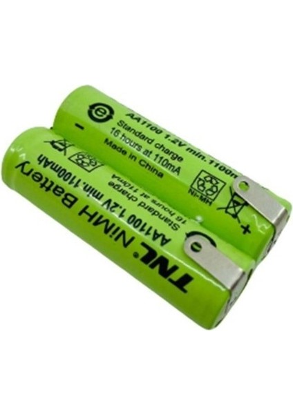 2.4V 1100MAH Aa Şarjlı Traş Makinesi Pili fiyatları