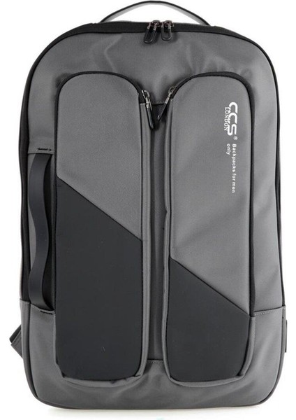 51392 Laptop Bölmeli Sırt Çantası – Çok Gözlü, Suya Dayanıklı, Günlük Kullanıma Uygun - Gri