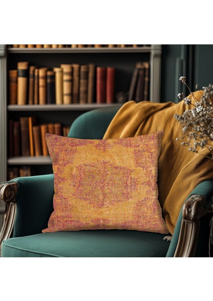 Renkli Geometrik Desenli Dijital Baskılı Kırlent Kılıfı Kare fiyatları