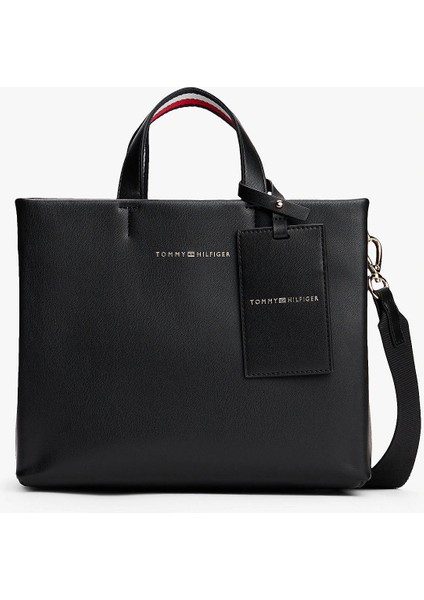 Th Establıshed Med Shopper Kadın Siyah Çanta AW0AW17508BDS