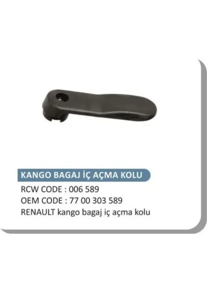Bagaj Ic Acma Kolu Kangoo