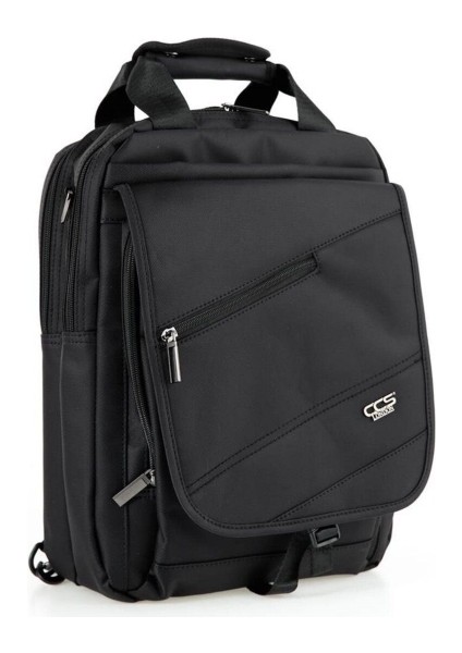 51426 Su Geçirmez Kumaş Unisex Sırt ve El Çantası – Şık ve Dayanıklı Tasarım - Siyah modelleri