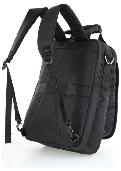 51426 Su Geçirmez Kumaş Unisex Sırt ve El Çantası – Şık ve Dayanıklı Tasarım - Siyah fırsatları