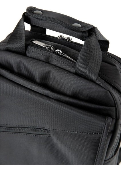 51426 Su Geçirmez Kumaş Unisex Sırt ve El Çantası – Şık ve Dayanıklı Tasarım - Siyah indirimleri