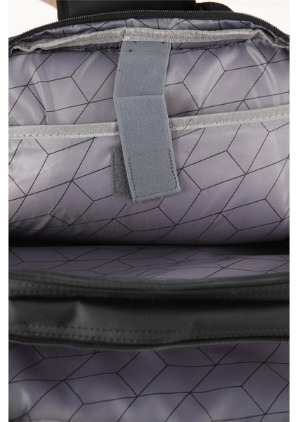 51426 Su Geçirmez Kumaş Unisex Sırt ve El Çantası – Şık ve Dayanıklı Tasarım - Siyah