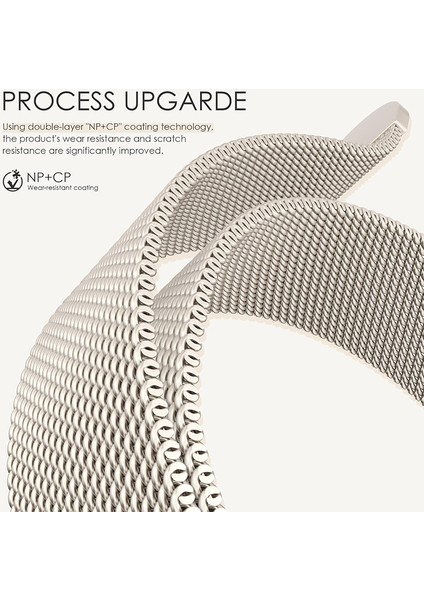 Apple Watch 10 42MM 6 7 8 9 10 Se Uyumlu 38 40 41MM Milano Metal Hasır Mıknatıslı Kordon Paslanmaz Çelik
