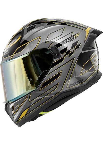 Gıvı 50.9 Assault Tıtanıum-Bronz-Sarı Kask