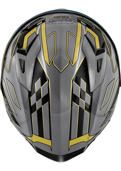 Gıvı 50.9 Assault Tıtanıum-Bronz-Sarı Kask