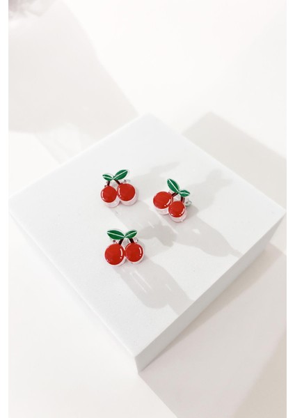 Mini Kiraz Mandal Saç Tokası 3 Adet fırsatları