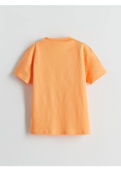 Yeni Sezon Bisiklet Yaka Baskili Erkek Cocuk Tisort 3'lu - S5HT44Z1 indirimleri