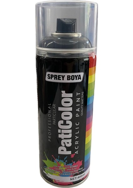 Ral 9005 Jet Black Gloss Siyah Sprey Boya 400ML