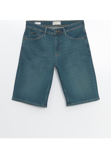 Yeni Sezon Standart Kalip Erkek Jean Sort - S5FN77Z8 indirimleri