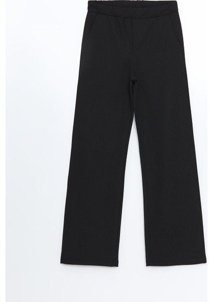 Yeni Sezon Beli Lastikli Genis Paca Kadin Pantolon - S5EG26Z8 indirimleri