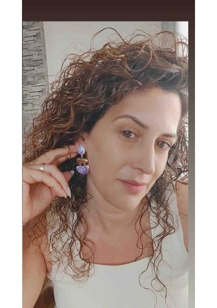 Çelik Mineli Küpe Yeni Sezon Trend Modeller Yaz Trendleri indirimleri