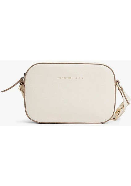 Th Logotape Camera Bag Kadın Sarı Çanta AW0AW17450Z00