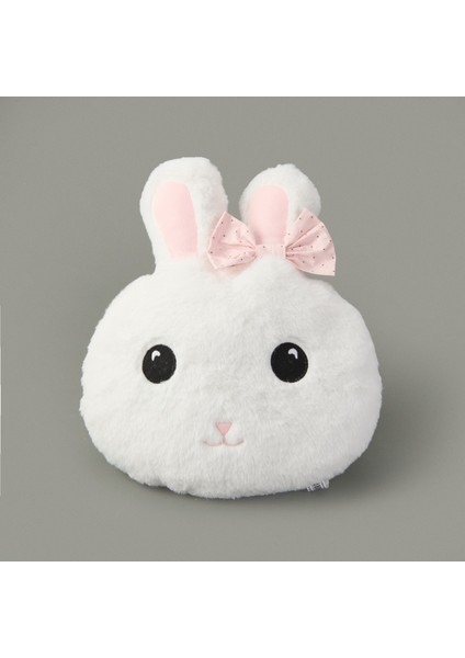 Mutlu Tavşan Figürlü Yastık - Beyaz - 35X45 cm fiyatları