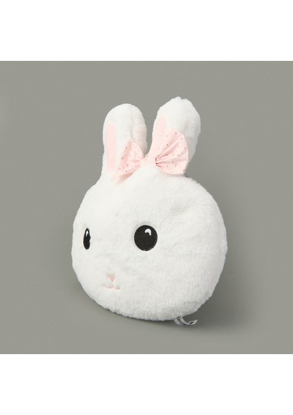 Mutlu Tavşan Figürlü Yastık - Beyaz - 35X45 cm modelleri