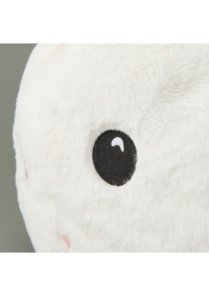 Mutlu Tavşan Figürlü Yastık - Beyaz - 35X45 cm fırsatları