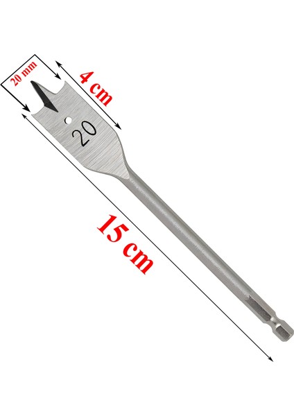 Ahşap Delme Ucu Matkap Ucu Tahta Sunta Plastik Alçıpan Delme Ucu Bits Yaprak Uç 20 mm modelleri