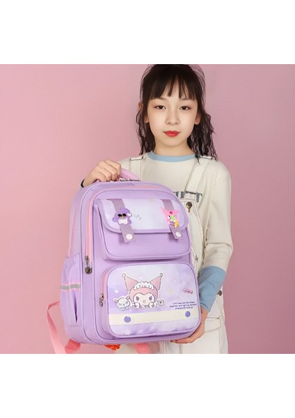 Kuromi Baskılı Büyük Boy Okul Çantası