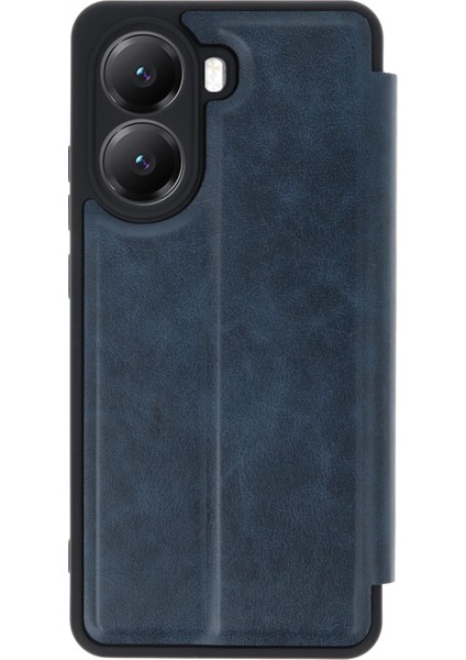 Xiaomi Poco X7 Pro Kılıf Flip Cover - Lacivert Bstmy