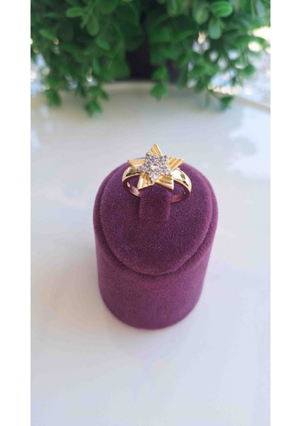 Yüzük Zirkon Taşlı Yildiz Detaylı modelleri