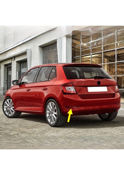 Skoda Fabia 2019-2021 Arka Tampon Sol Reflektör Kedi Gözü 6V6945105