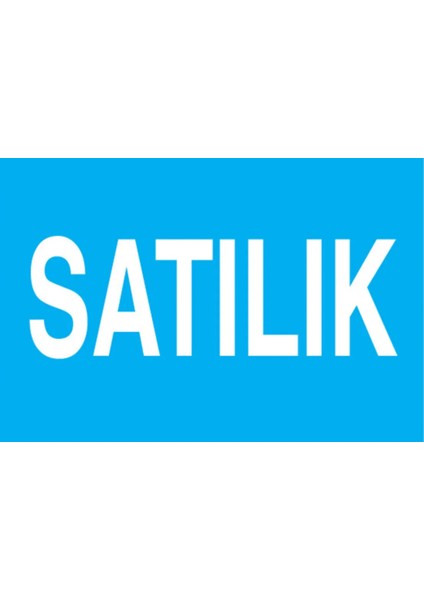 Satılık Uyarı Tabelası - 50X70 Alüminyum Kompozit Panel - Ç4