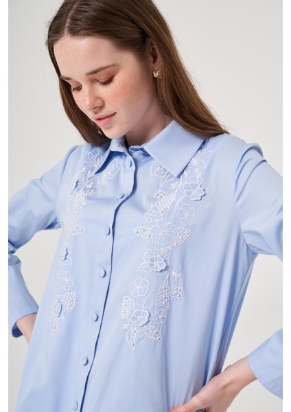 OE25Y939713 Omelya Nakışlı Gömlek fırsatları