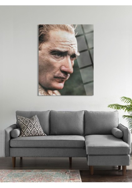 Atatürk Cam Tablo - Cam Tablolar - Atatürk Tablo - Atatürk Portresi - Atatürk Tablosu - ATA040