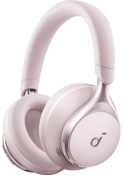 Soundcore Space One Kablosuz Kulaküstü Kulaklık - 40 Saat Oynatma Süresi - Anc - Bluetooth 5.3 -Aı Destekli 3 Mikrofon - Pembe