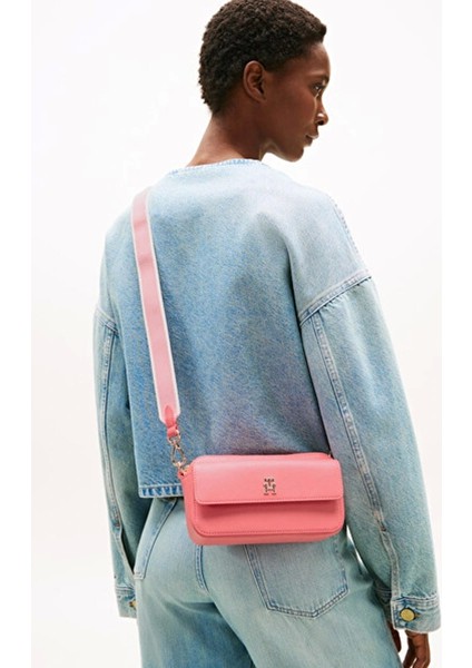 Th Dıstınct Camera Bag Kadın Pembe Çanta AW0AW17455TJH