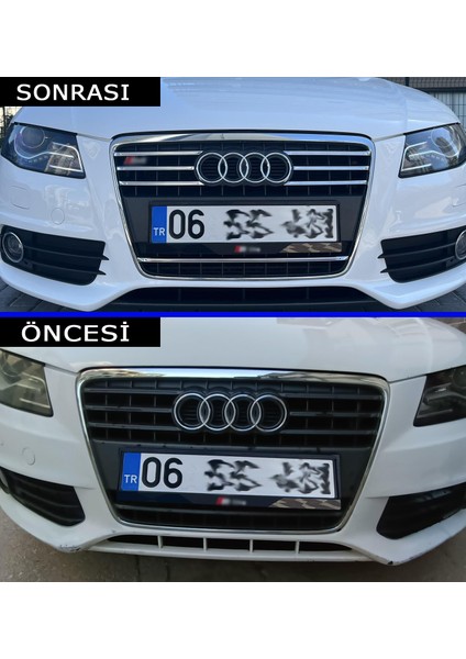Adui A4 B8 Krom Panjur Dönüşümü - A4 B8 Panjur Metal Çıta Set