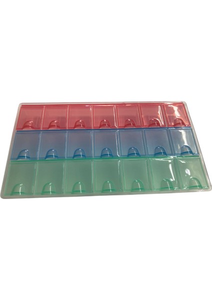 Ikisi Birarada 21+1 Bölmeli Yazısız Saklama Kutusu 21CMX12CM modelleri