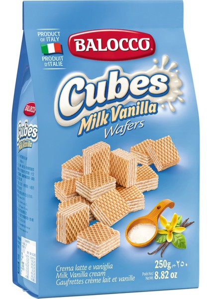 Süt Vanilya Krema Dolgulu Gofret 250 gr
