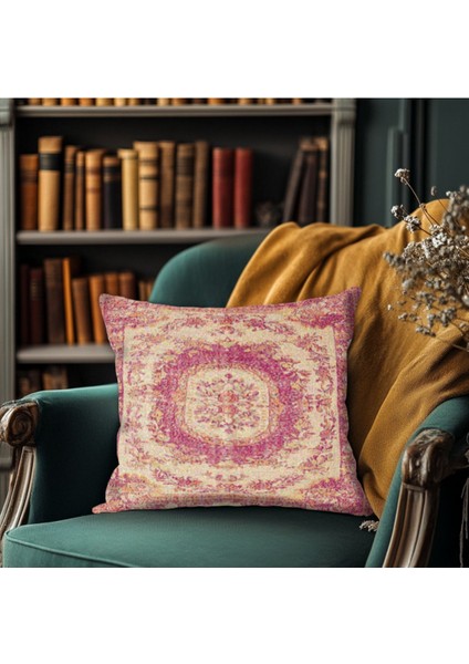 Pastel Renkli Dijital Baskılı Kırlent Kılıfı Kare fiyatları