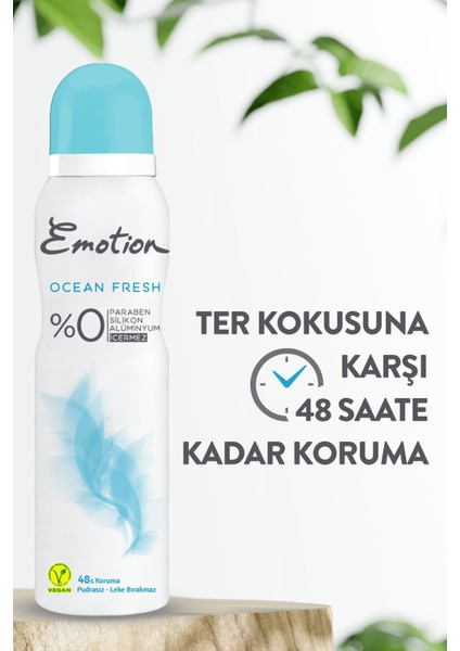 Ocean Fresh Kadın Deodorant 3X150ML fırsatları
