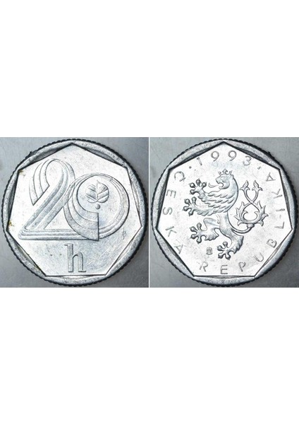 Çekya 20 Haleru 1993.