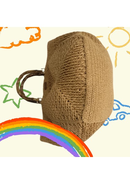 Kadın El Emeği Hasır Büyük El Çantası fiyatları