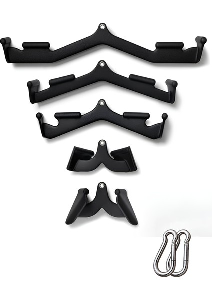 5 Li Metal Mag Aparat - Lat Pulldown Bar - Fitness Aparat Seti