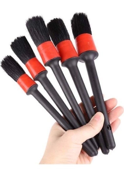 Oto Araç Detaylı Temizlik Fırça Seti 5'li