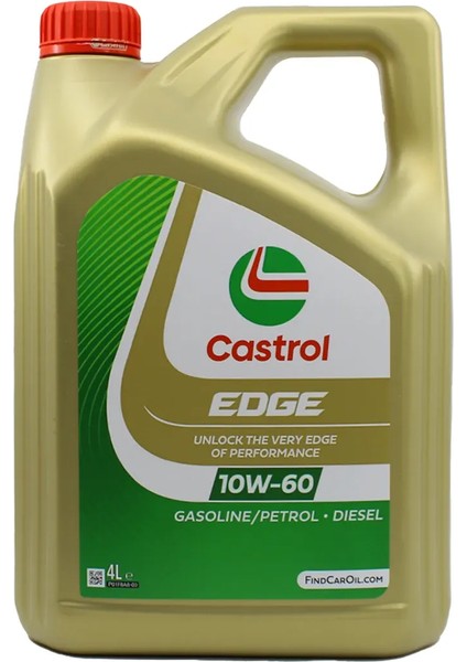 Edge 10W-60 4 Lt Tam Sentetik Motor Yağı