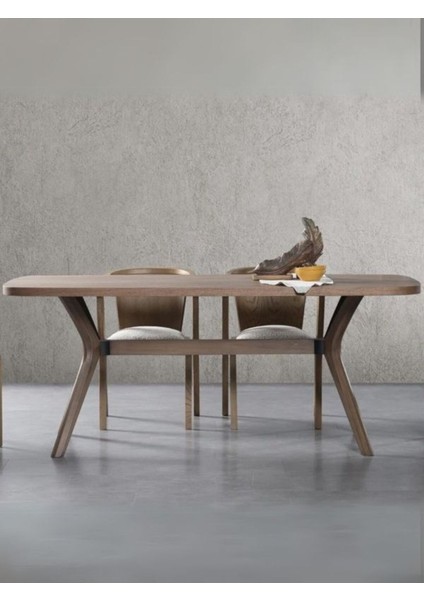 Bosco Pahlı Ahşap Mutfak Masası 100X180