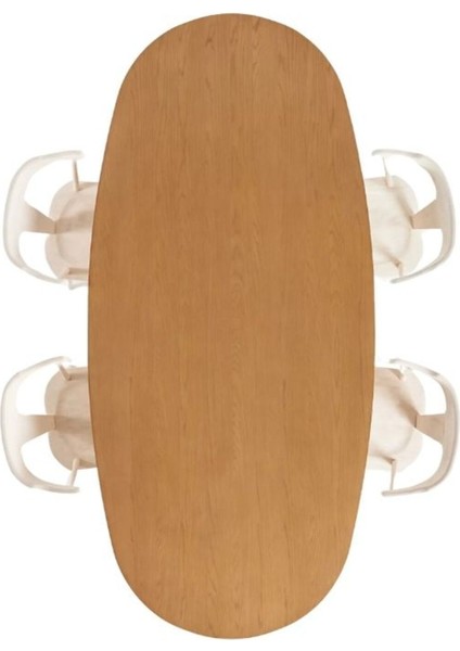 Luzara Bohem Ahşap Yemek Masası 90X180