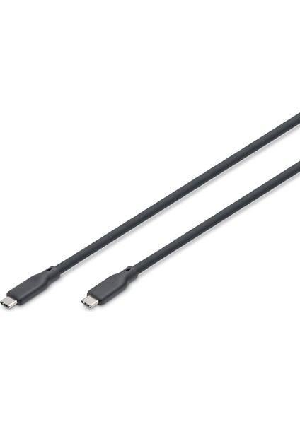 USB Silikon Bağlantı Kablosu, USB 20GBPS, USB 3.2 Gen1, 5g, 100W, 4k, 2 Metre, siyah Renk&lt;br&gt; digitus USB Silicone Cable, USB 20GBPS, Usb-C - Usb-C 2m, USB 3.2 Gen1, 5g, 100W, 4k, 2m, B