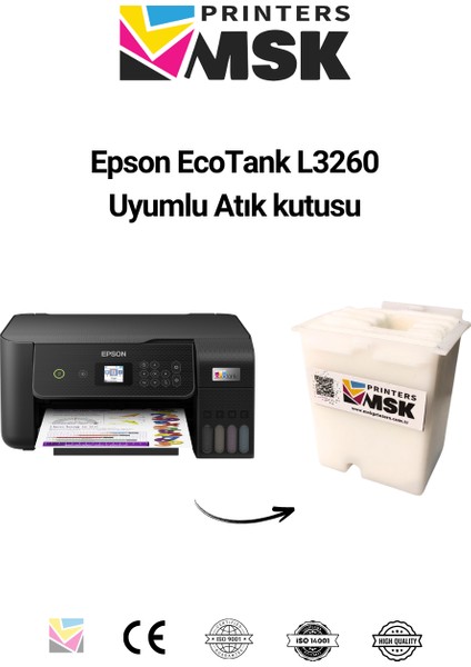 Epson Ecotank L3260 Uyumlu Atık Kutusu fiyatları